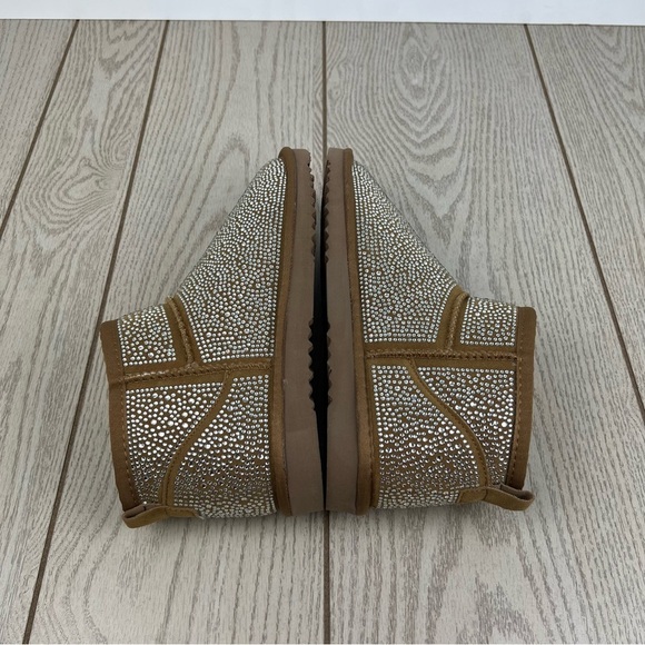 I.N.C. International Concepts Ariee Mini Cold Weather Booties 9M Tan Bling $60 - Picture 3 of 8